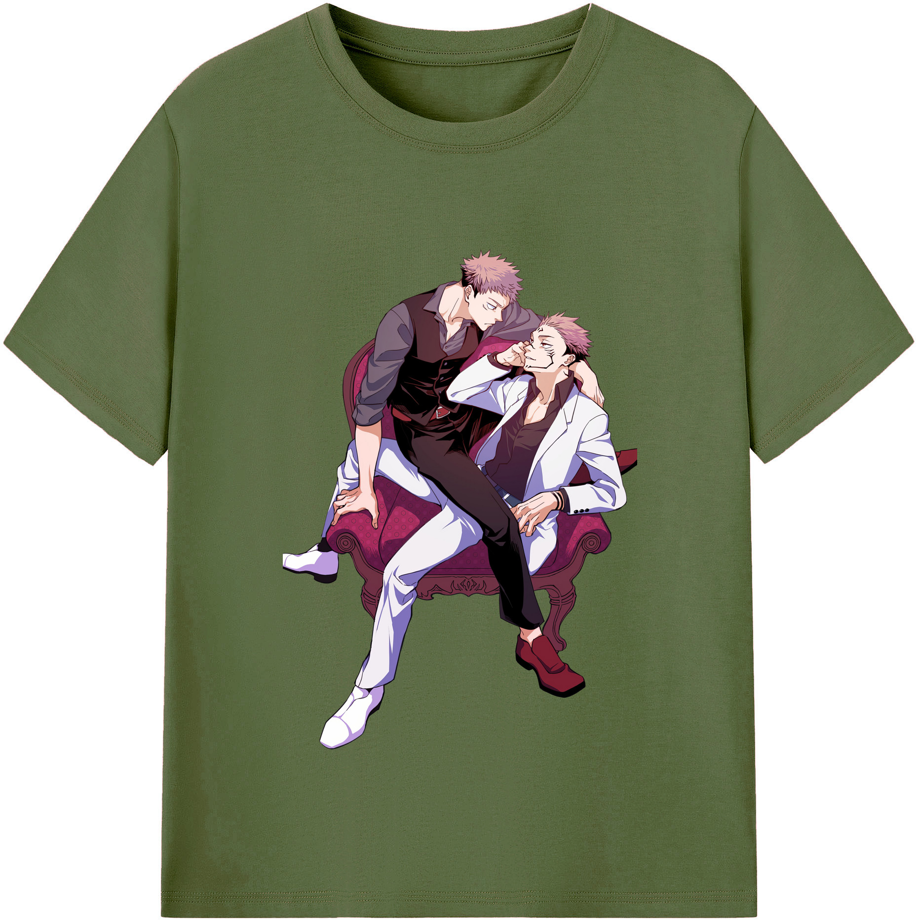 （画像用） 呪術廻戦 Jujutsu Kaisen 綿100％半袖Tシャツ（フロントプリント）